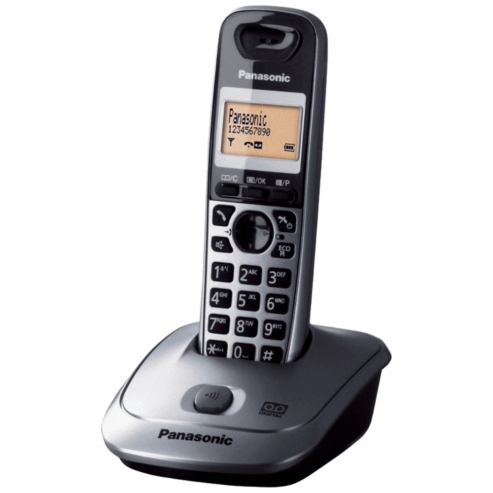 Panasonic Telefon bežični, DECT/GAP, 1.4" display 1.4, metalik siva - KX-TG2511FXM slika 1