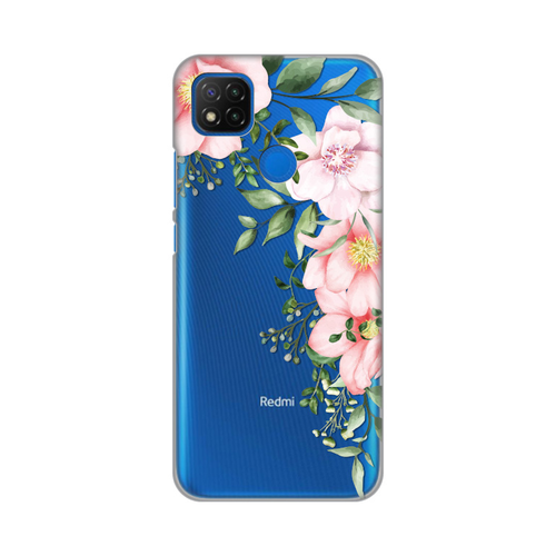 Torbica Silikonska Print Skin za Xiaomi Redmi 9C/10A Gentle Roses slika 1