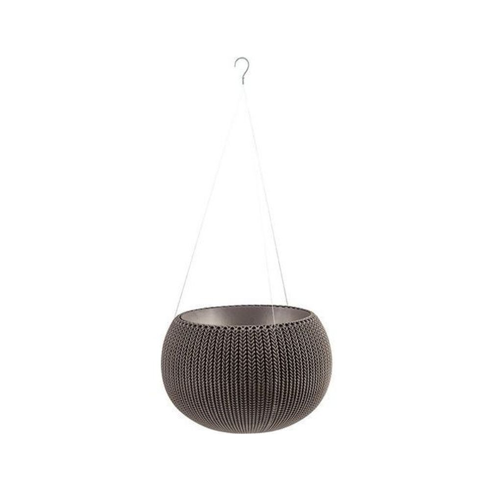 Keter Saksija viseca smeda 36x36x22cm COZY KET slika 1