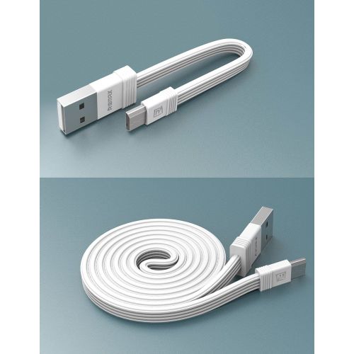 Remax set od 2 jaka i fleksibilna USB - micro USB kabela 1m/ 16cm slika 1