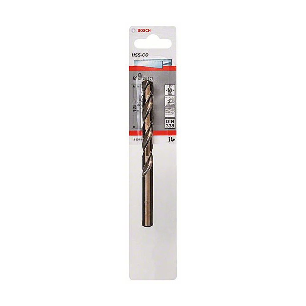 BOSCH Burgija HSS-Co 9.0 mm slika 2