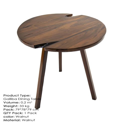 Gal'ba Walnut Dining Table slika 4