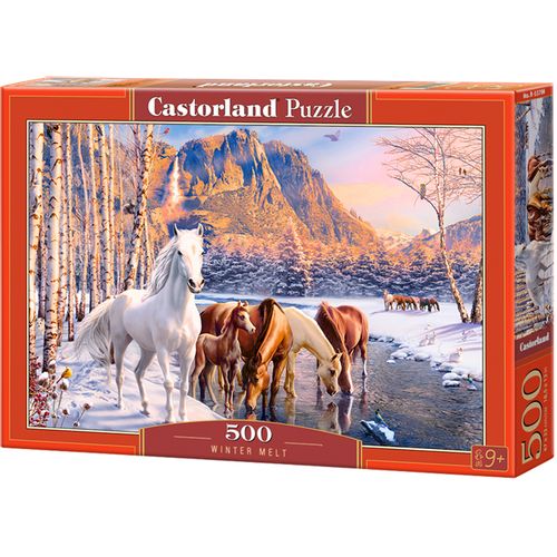 Castorland puzzle divlji konji 500kom. slika 3