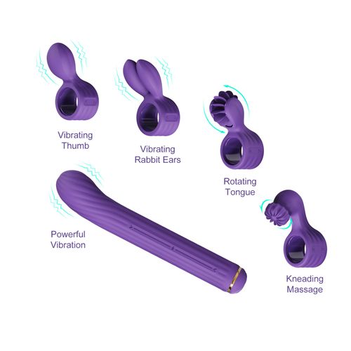 Rabbit vibrator OTOUCH Magic Stick S1 Plus, ljubičasti slika 3