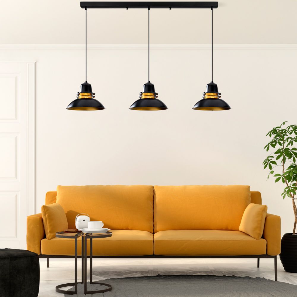 Luster Tıbet – 3735-3 – boja: crna slika 2