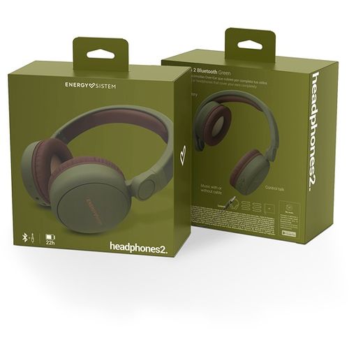 ENERGY SISTEM Headphones 2 Bluetooth Green slušalice zelene slika 8
