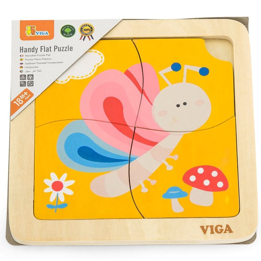 Viga Drvene puzzle leptir slika 1