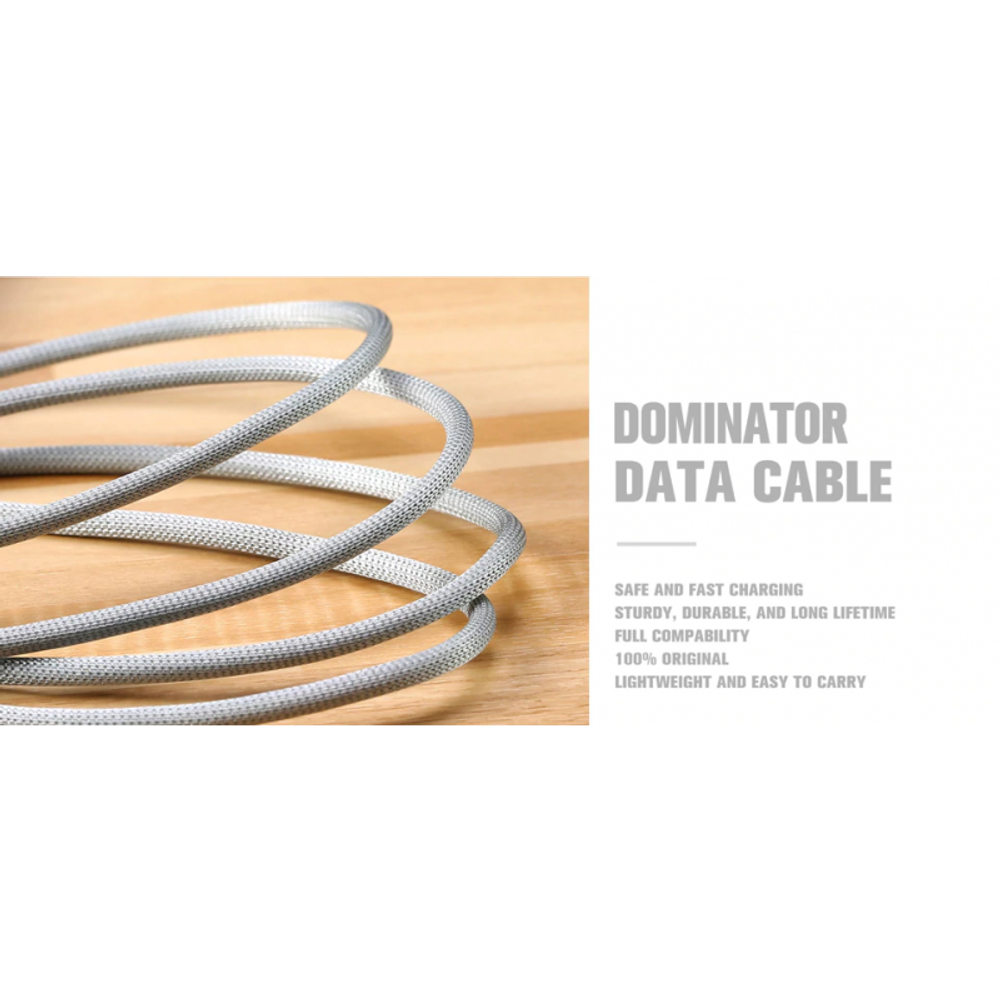 Kabel REMAX Dominator Fast Charging data cable RC-064 Type-C, 1m (srebrna) slika 3
