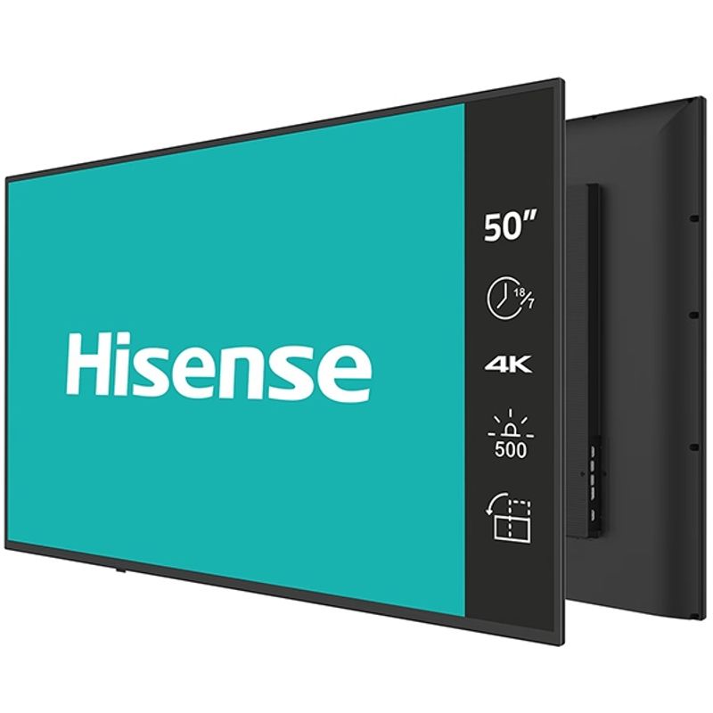 Hisense Hisense digital signage display 50GM60AE 50” / 4K / 500 nits / 60 Hz / (18h / 7 dana) image