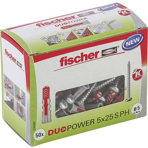 Fischer DUOPOWER 5x25 S PH LD 2-komponentni tipl 25 mm 5 mm 535462 50 St. slika 1