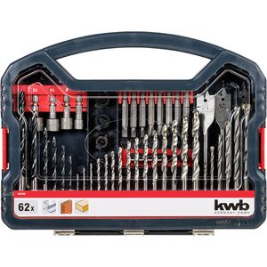 KWB Set pribora u PVC kovčegu, 62 kom.
