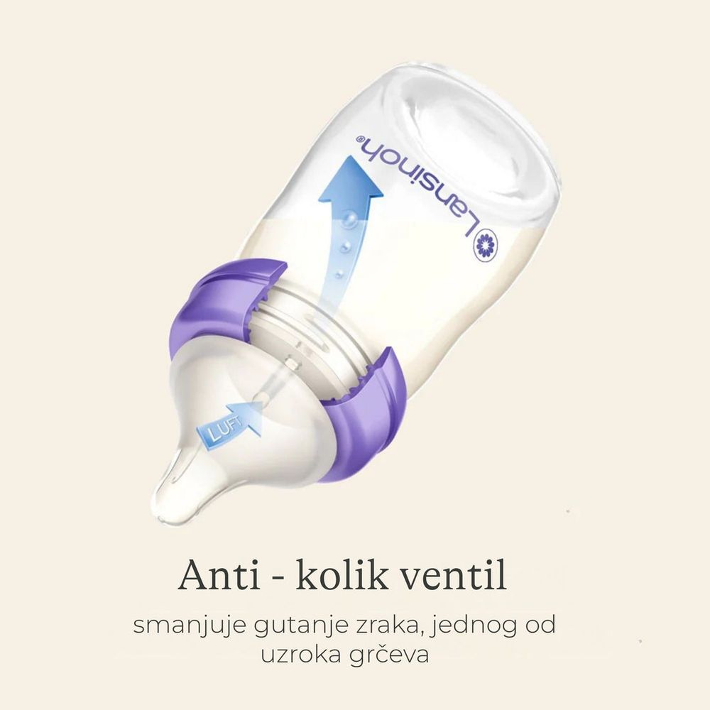 Lansinoh Flašica za bebe F 6m+ 330ml slika 2