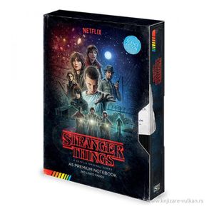 Stranger Things Premium Notebook A5 VHS (S1)