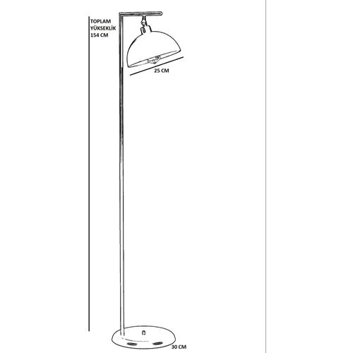 Smart 8734-1 Gold Floor Lamp slika 4