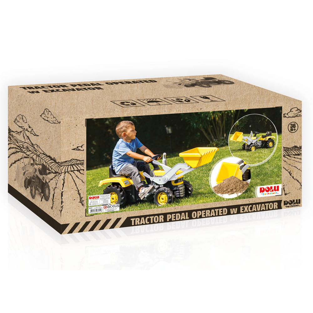 Dolu Traktor na pedale 8051 slika 4
