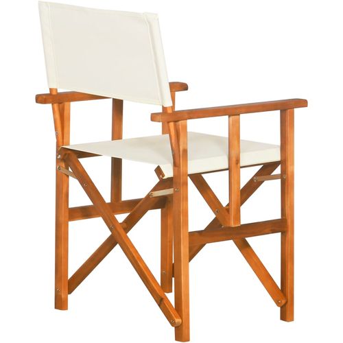 Redateljske stolice 2 kom od masivnog bagremovog drva slika 45