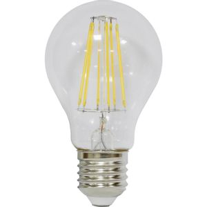 LightMe LM85137 LED Energetska učinkovitost 2021 E (A - G) E27 oblik kruške 8.5 W = 75 W toplo bijela (Ø x D) 60 mm x 108 mm filament 1 St.