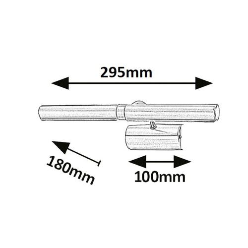 Rabalux Picture Light G9 2x40W bronza slika 4