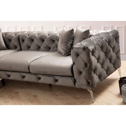 Atelier Del Sofa Kutna garnitura, Antracit, Como Left - Anthracite slika 3