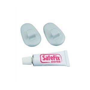 Metaltex set kukica i lepak za kačenje SafeFix 404994 000