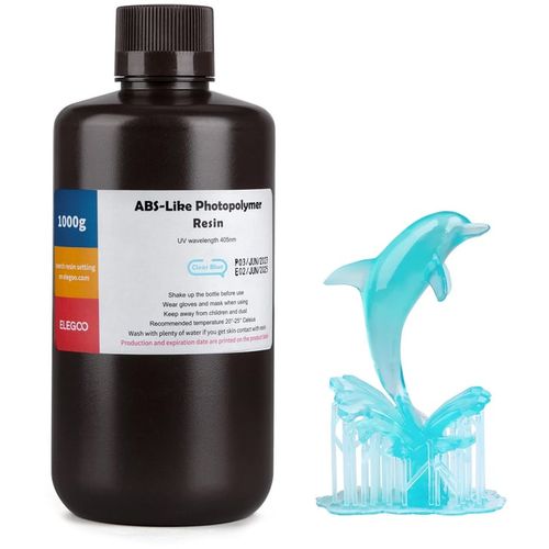 ABS-like Resin 1kg Clear Blue slika 1