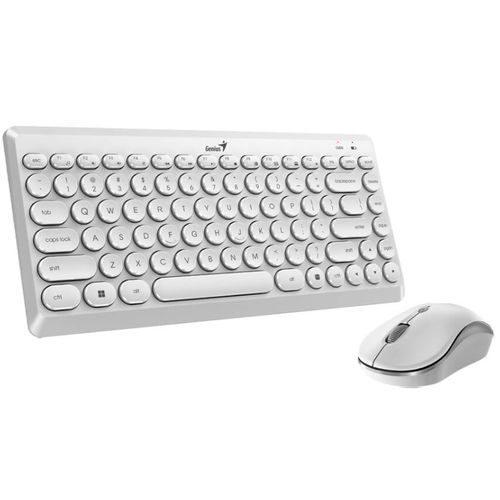 GENIUS LuxeMate Q8000 Wireless USB YU bela tastatura + miš slika 3