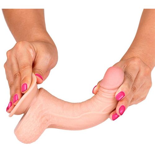 Liketrue Slidy realistični dvoslojni dildo 17,8cm slika 39