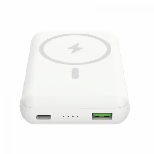 Celly power bank 10000 mAh magsafe ( magnetni stalak ) + kabl Type-A na Type-C bela slika 3