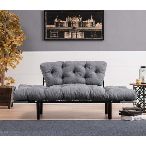 Atelier Del Sofa Dvosjed na razvlačenje NITTA siva, Nitta - Grey slika 2