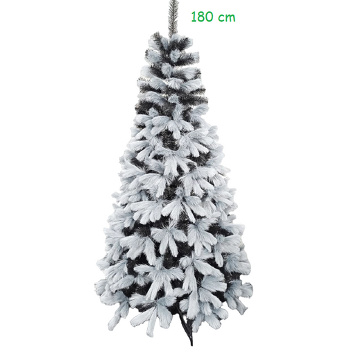 Umjetno božićno drvce – EMILI crno - siva – 180cm slika 1