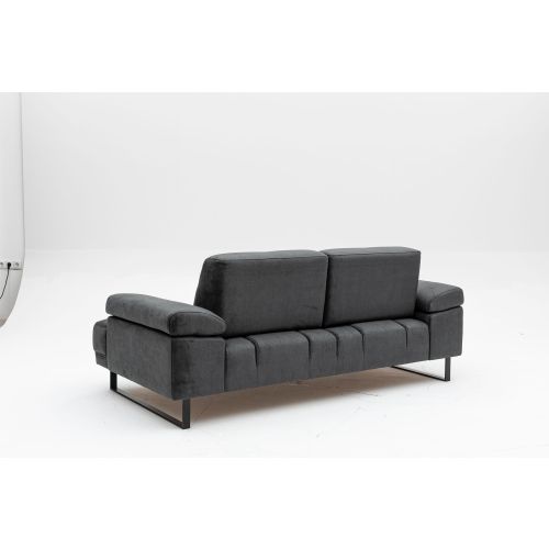 Atelier Del Sofa Mustang - Antracit Antracit 2-sed dvosed-krevet slika 11