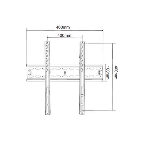 Alpha Support Fix 32-55 Nosač za TV/FIKSNI/VESA 400x400/50kg/2.3 cm od zida slika 5