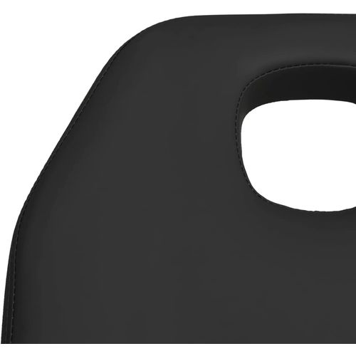 Masažni stol crni 180 x 62 x (87 - 112) cm slika 55