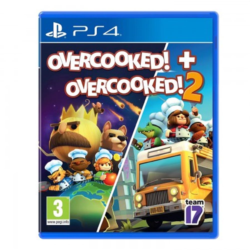 PS4 Overcooked and Overcooked 2 slika 1