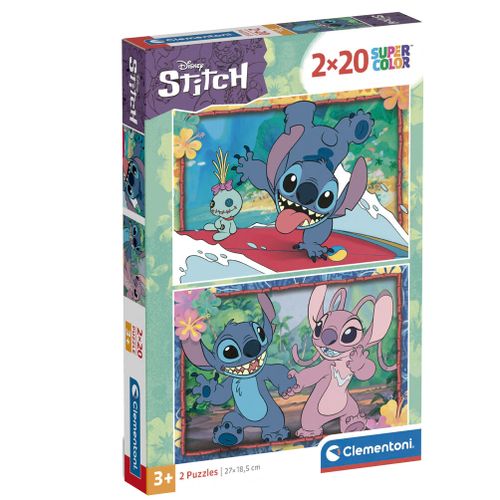 Disney Stitch Puzzle 2x20 komada slika 1