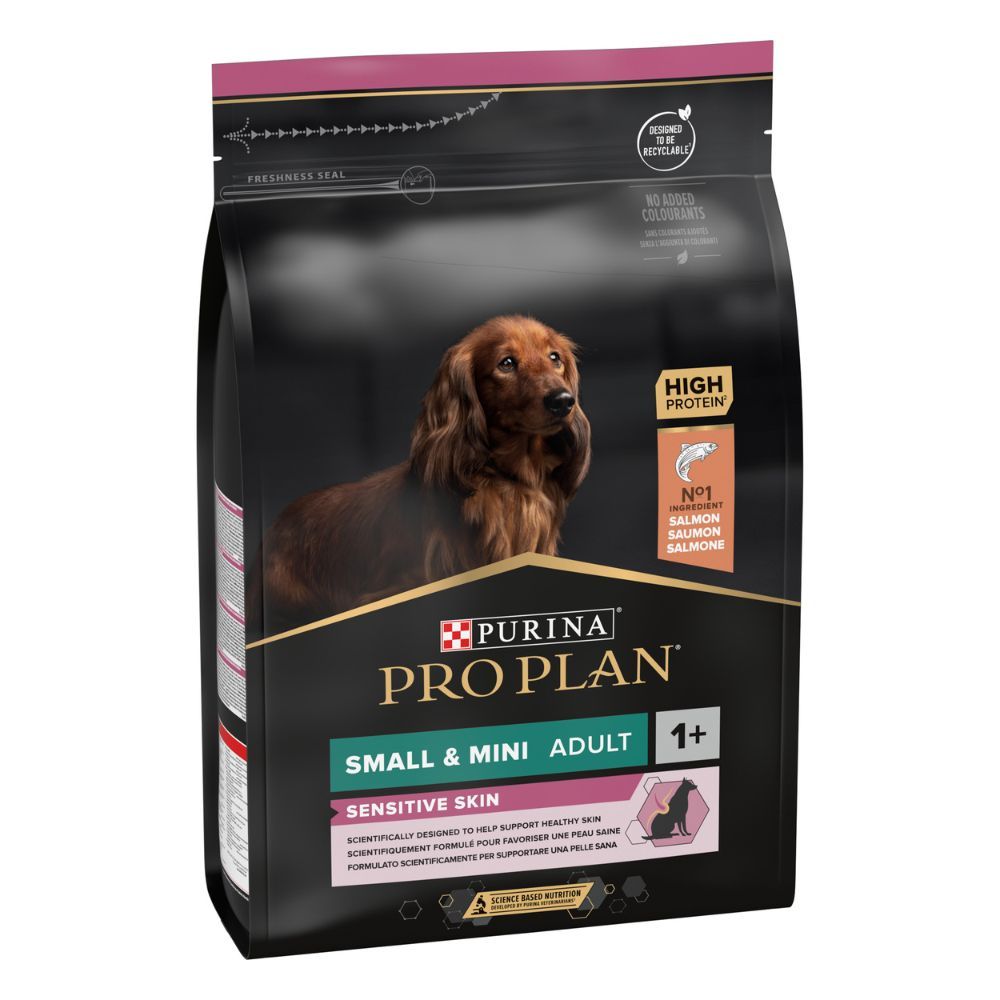 Pro Plan Adult S/M sensitive skin 3 kg slika 2