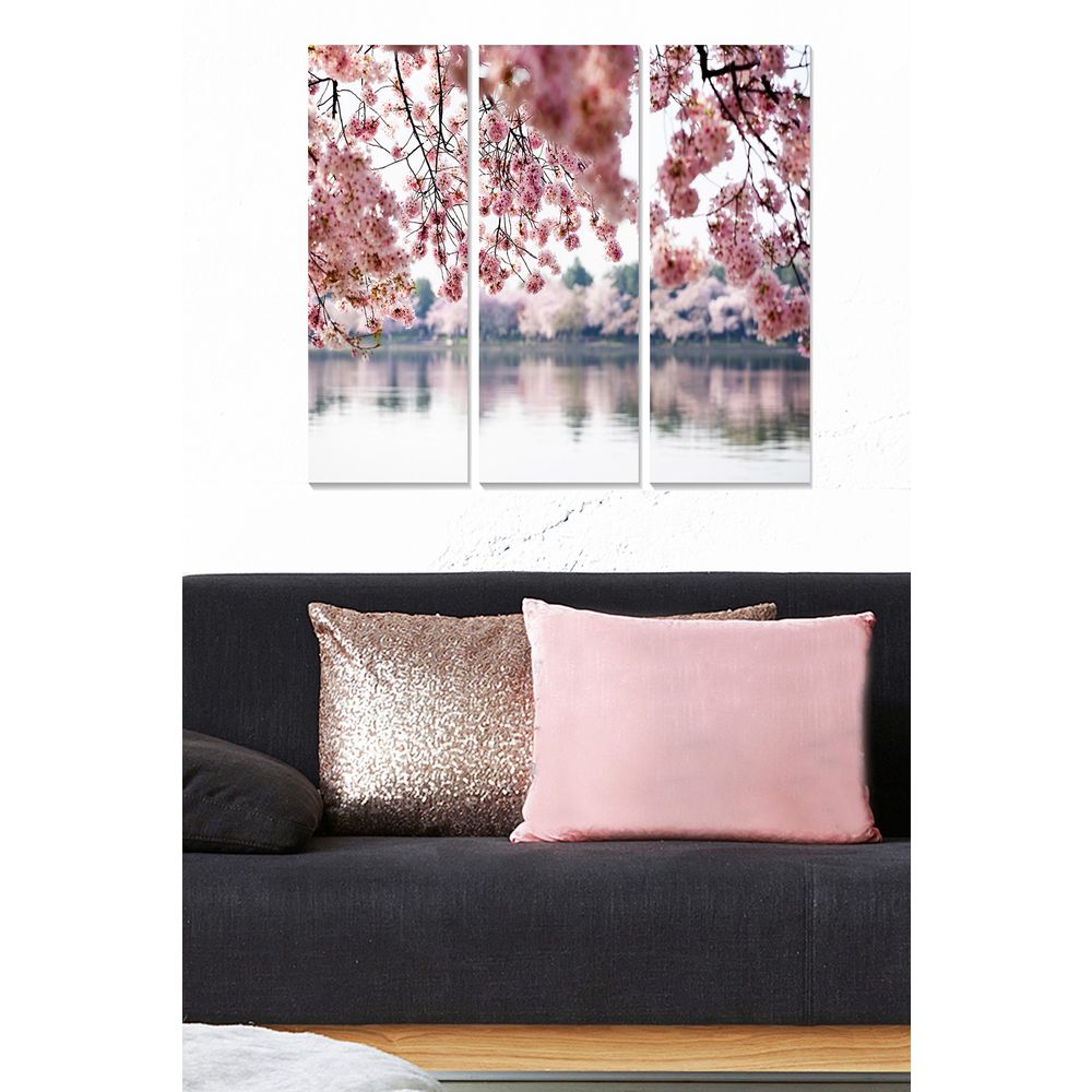 Dekorativna Slika od MDF-a u Više Boja (Set od 3 Komada) - MDF102307675 slika 1