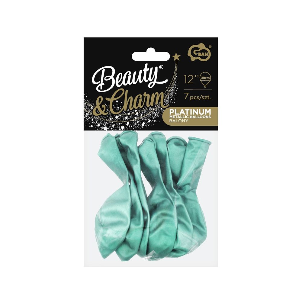 CB-7LZI Balon Platinasto Zeleni 30cm, 7kom slika 3