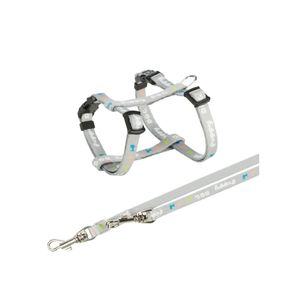 Trixie Oprsnica s vodilicom Junior M-L 27-45 cm/8 mm 2 m svijetlo siva