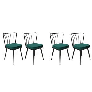 Yıldız-951 V4 Zeleni Crni Set Stolica (4 Komada)