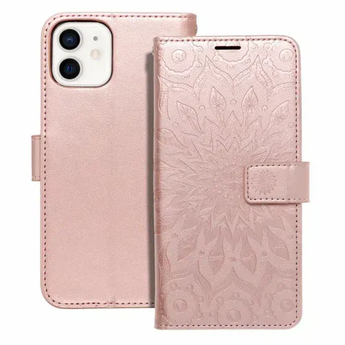 MEZZO Book case za iPhone 12/ 12 Pro mandala rose gold slika 1