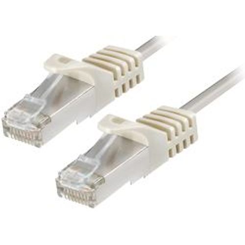 Transmedia CAT6a SFTP Patch Cable 0,5m white slika 1