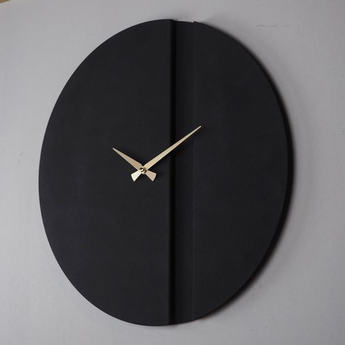 Wallity Ukrasni metalni zidni sat Block Metal Wall Clock - APS096 slika 5