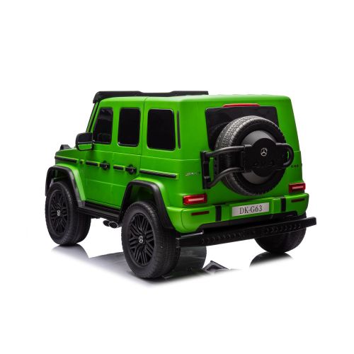 Licencirani auto na akumulator Mercedes G63 XXL 4x4 - dvosjed - zeleni/lakirani slika 6