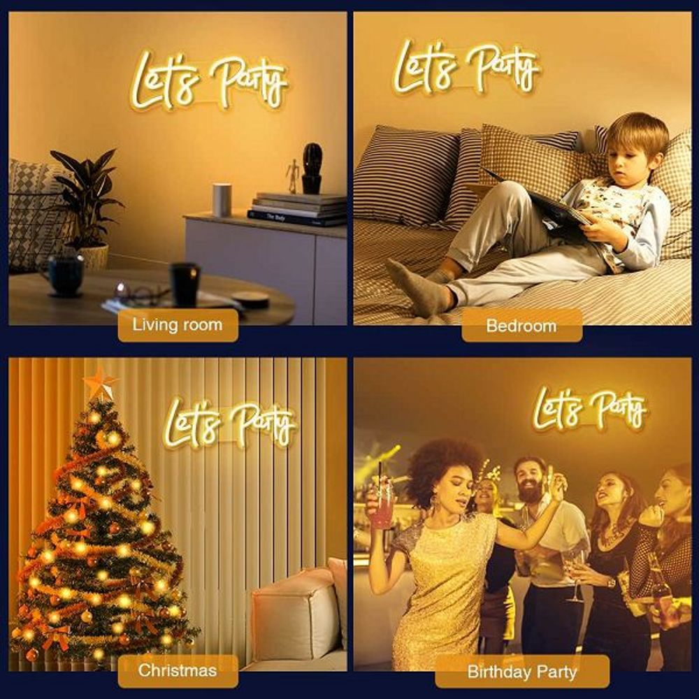 NEON LED svjetiljka "Let's party" FM-WN60 slika 2