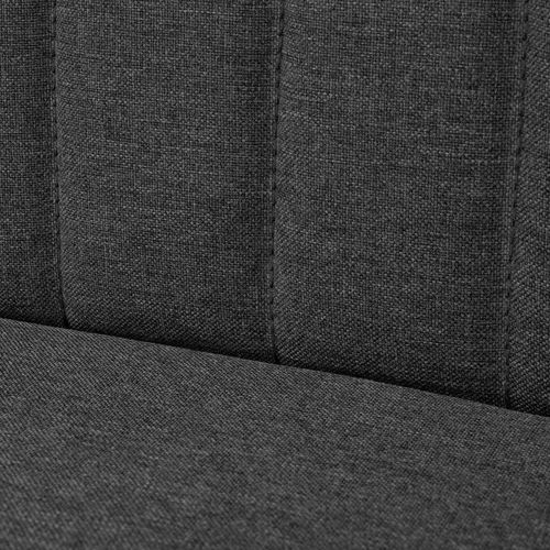 Sofa 117x55,5x77 cm Tkanina Tamno Siva slika 4