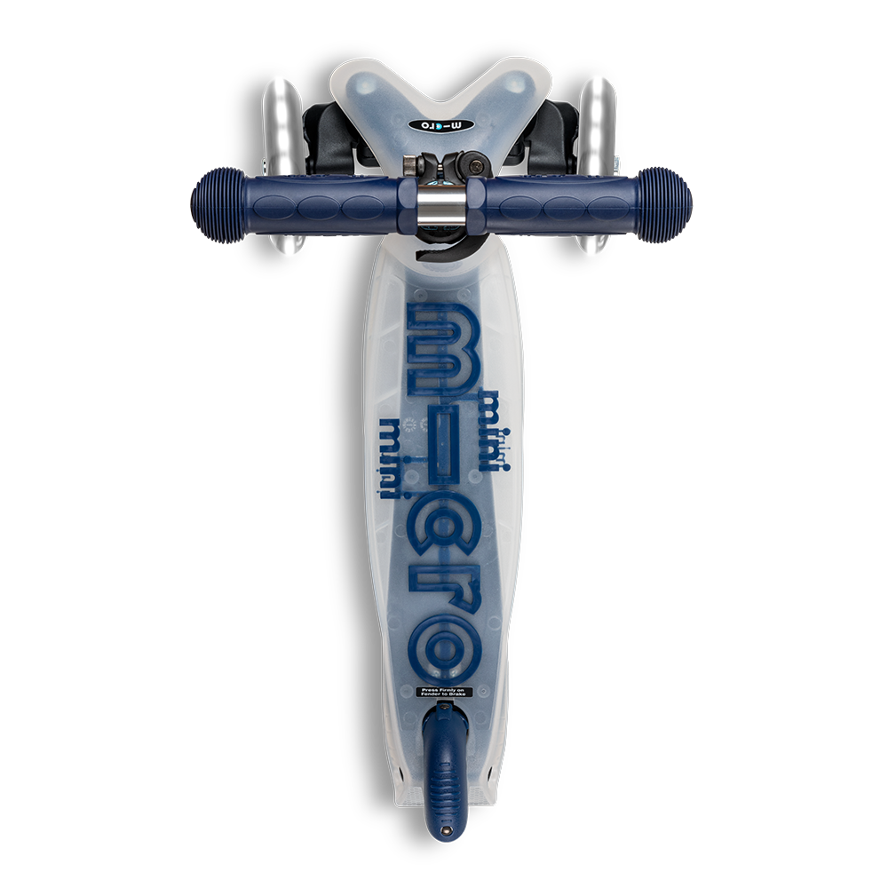 Micro Romobil Mini Deluxe Flux LED, Neochrome Navy slika 5