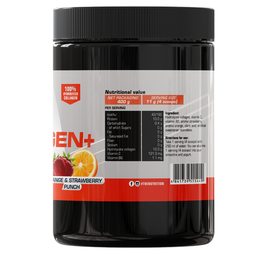 Collagen /kolagen+ Vitamin C 400G - THE NUTRITION slika 2