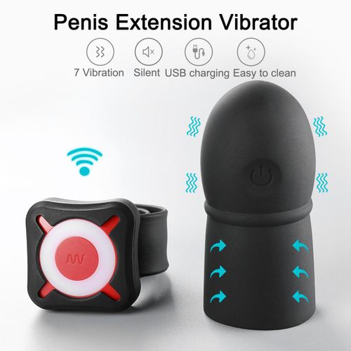 Vibracijski stimulator za penis OTOUCH - Super Striker, crni slika 3