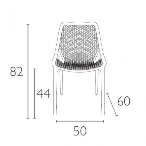 Dizajnerska stolica — CONTRACT Grid slika 21